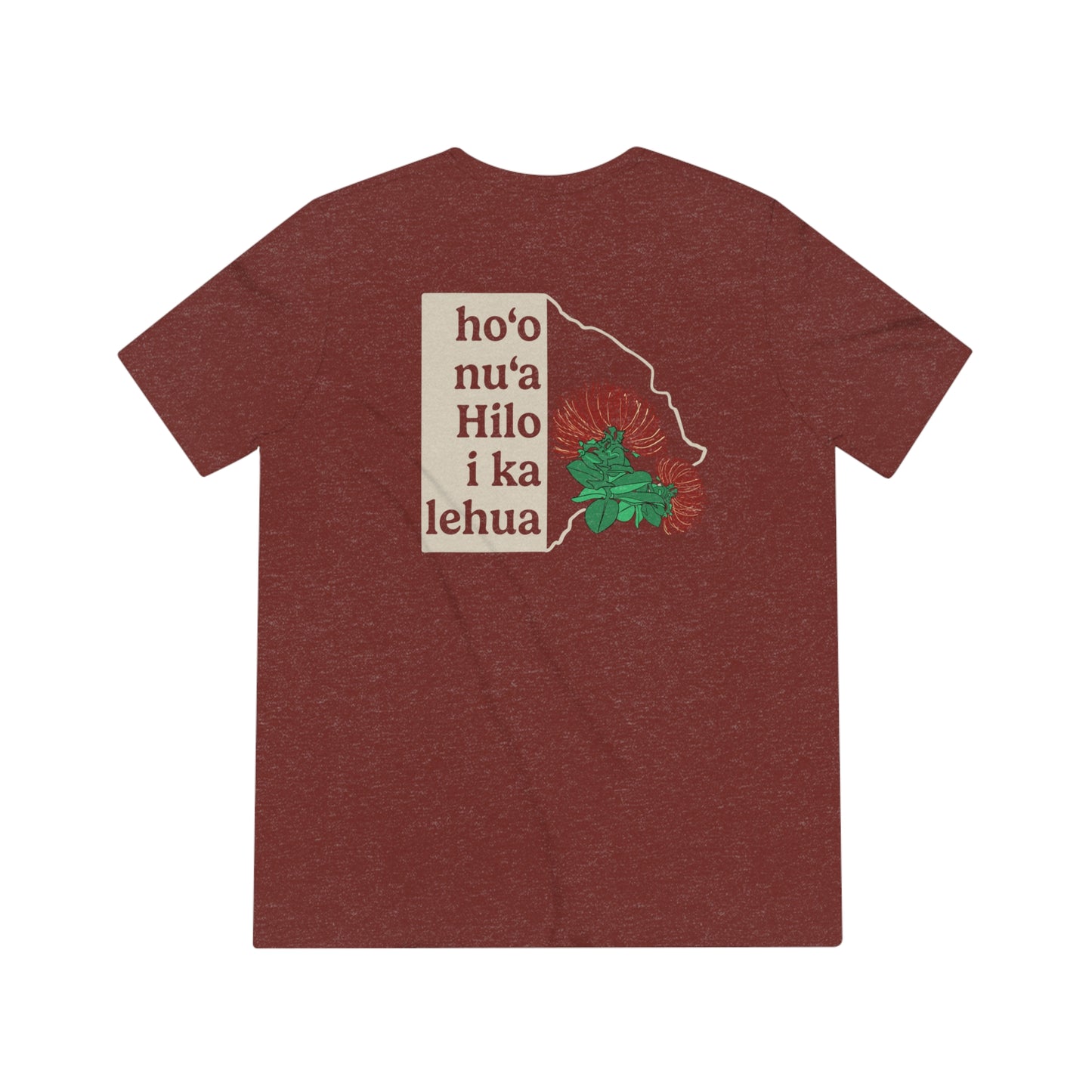 Hilo Lehua Men's Triblend Tee