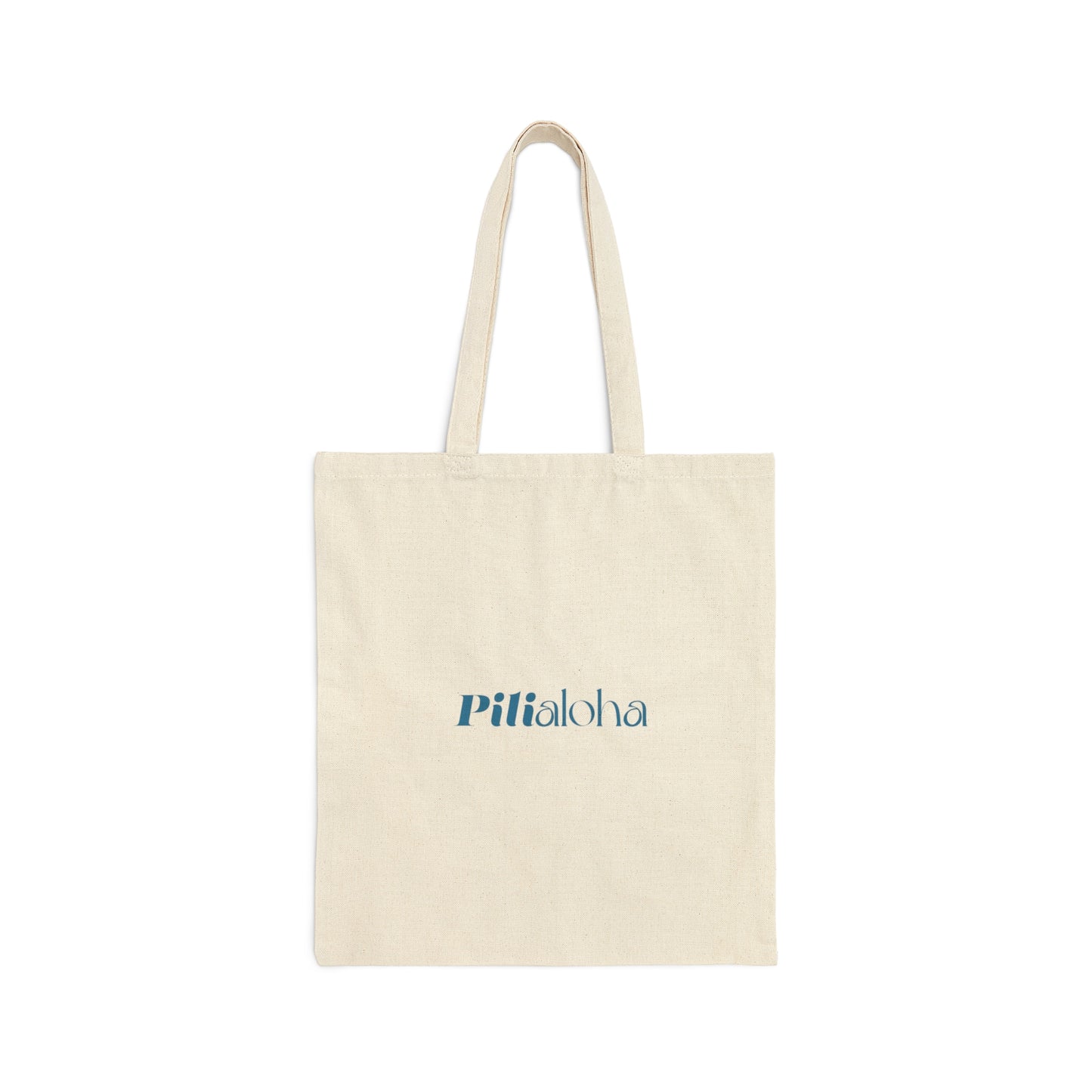 Blue Iwa Birds Cotton Canvas Tote Bag