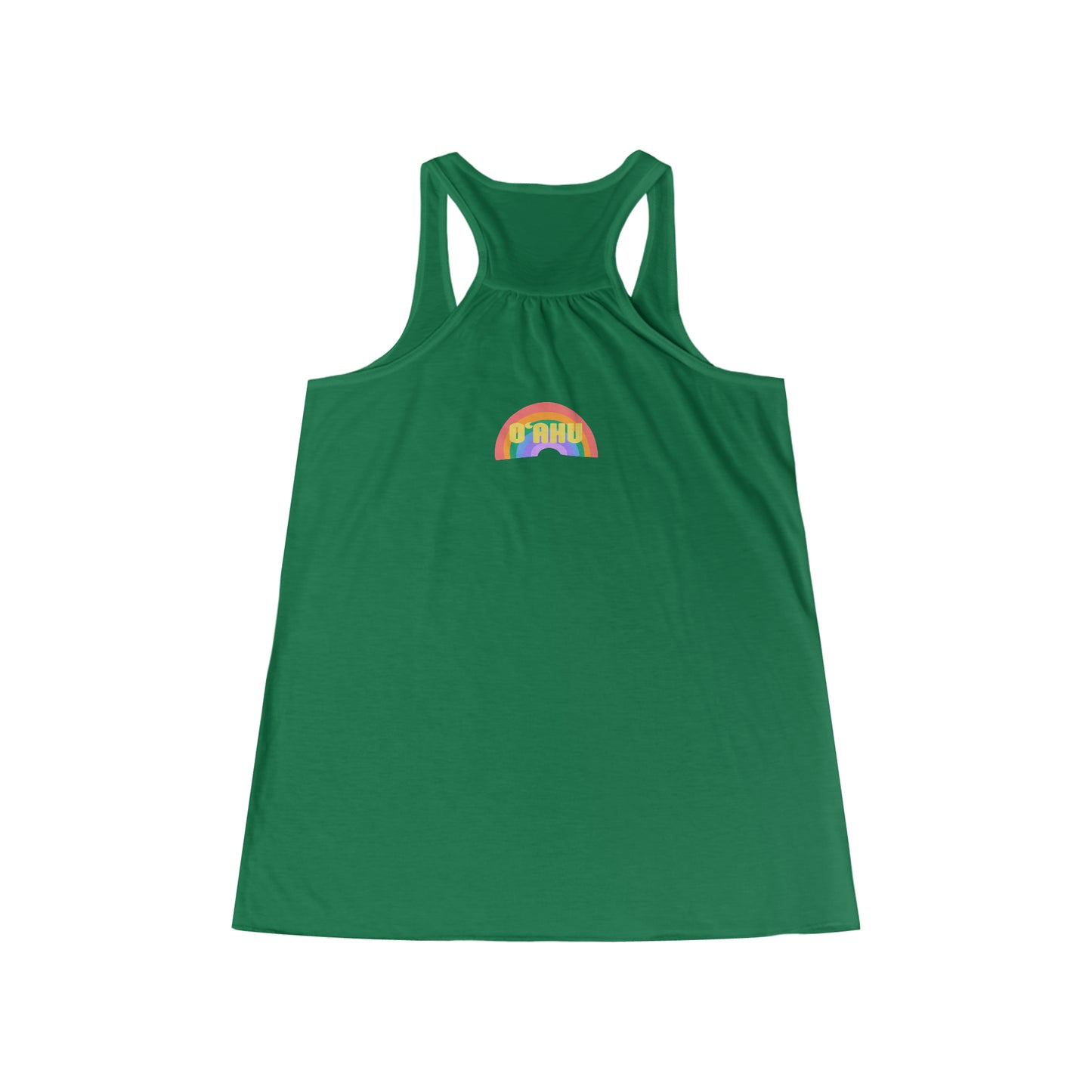 O’ahu, Hawai’i Women's Flowy Racerback Tank