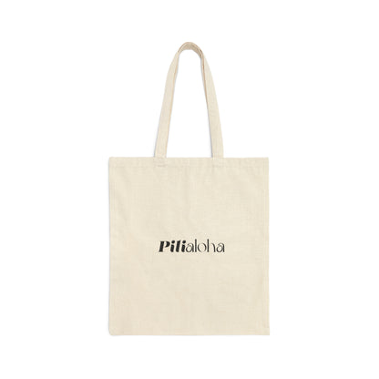 Niu (Coconut) Tree Cotton Canvas Tote Bag