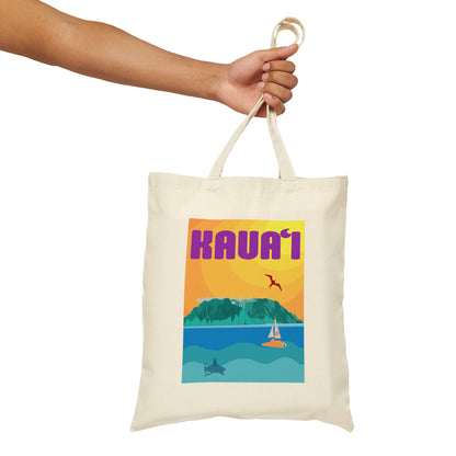 Kaua’i Cotton Canvas Tote Bag