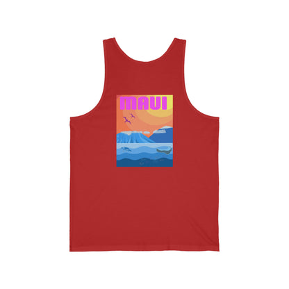 Maui, Hawai'i Men's Jersey Cotton Tank Top