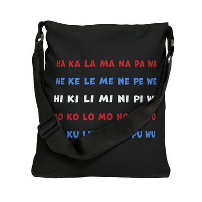 The Hakalama Black Adjustable Tote Bag