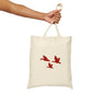 Nene Birds Cotton Canvas Tote Bag