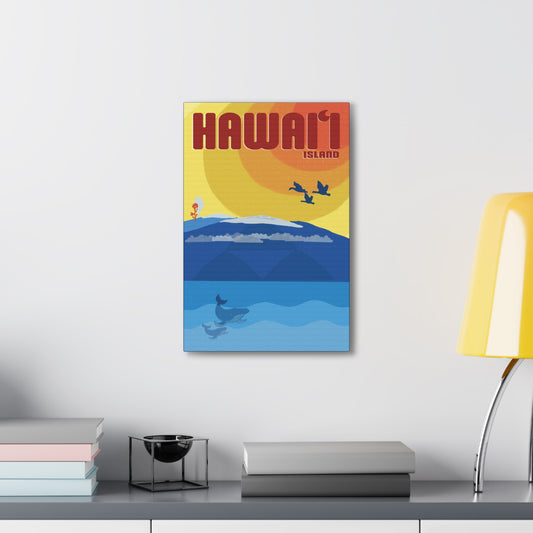 Hawai'i Island Canvas Gallery Wraps