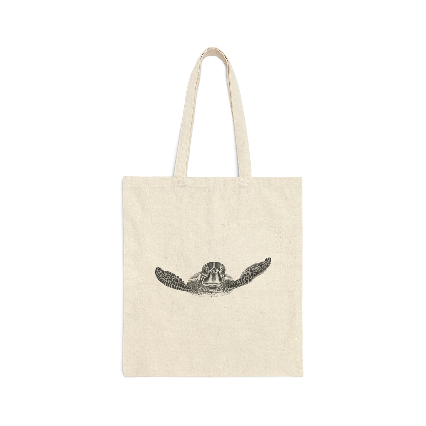 Honu (Turtle) Cotton Canvas Tote Bag