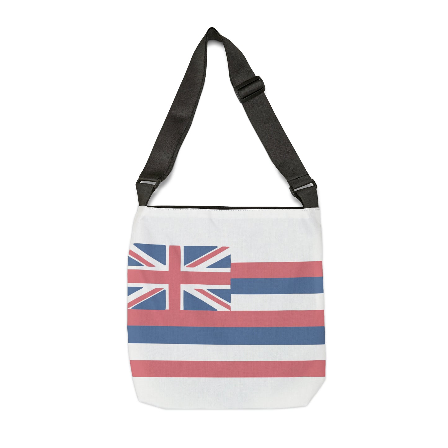 The Hakalama White Adjustable Tote Bag with Zipper and Inside Pocket