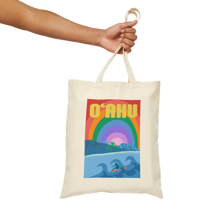 O'ahu, Hawai'i Cotton Canvas Tote Bag