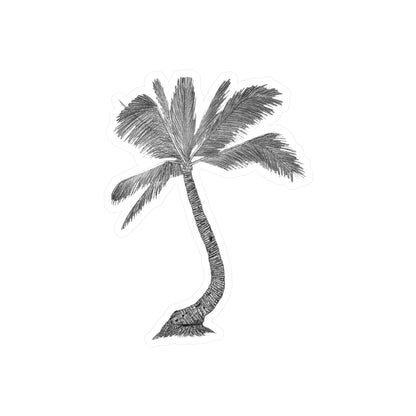 Niu (Coconut) Tree Kiss-Cut Vinyl Stickers