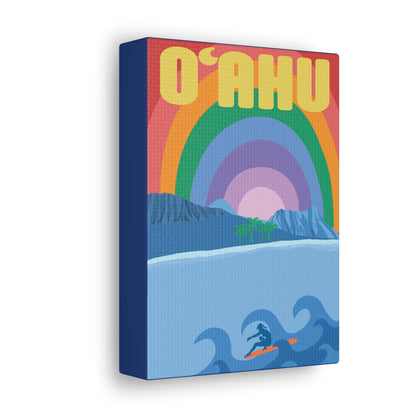 Oʻahu Canvas Wall Hanging