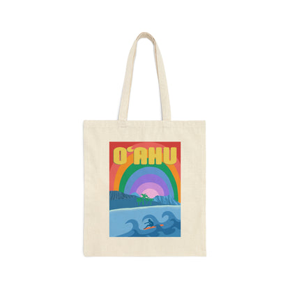 O'ahu, Hawai'i Cotton Canvas Tote Bag