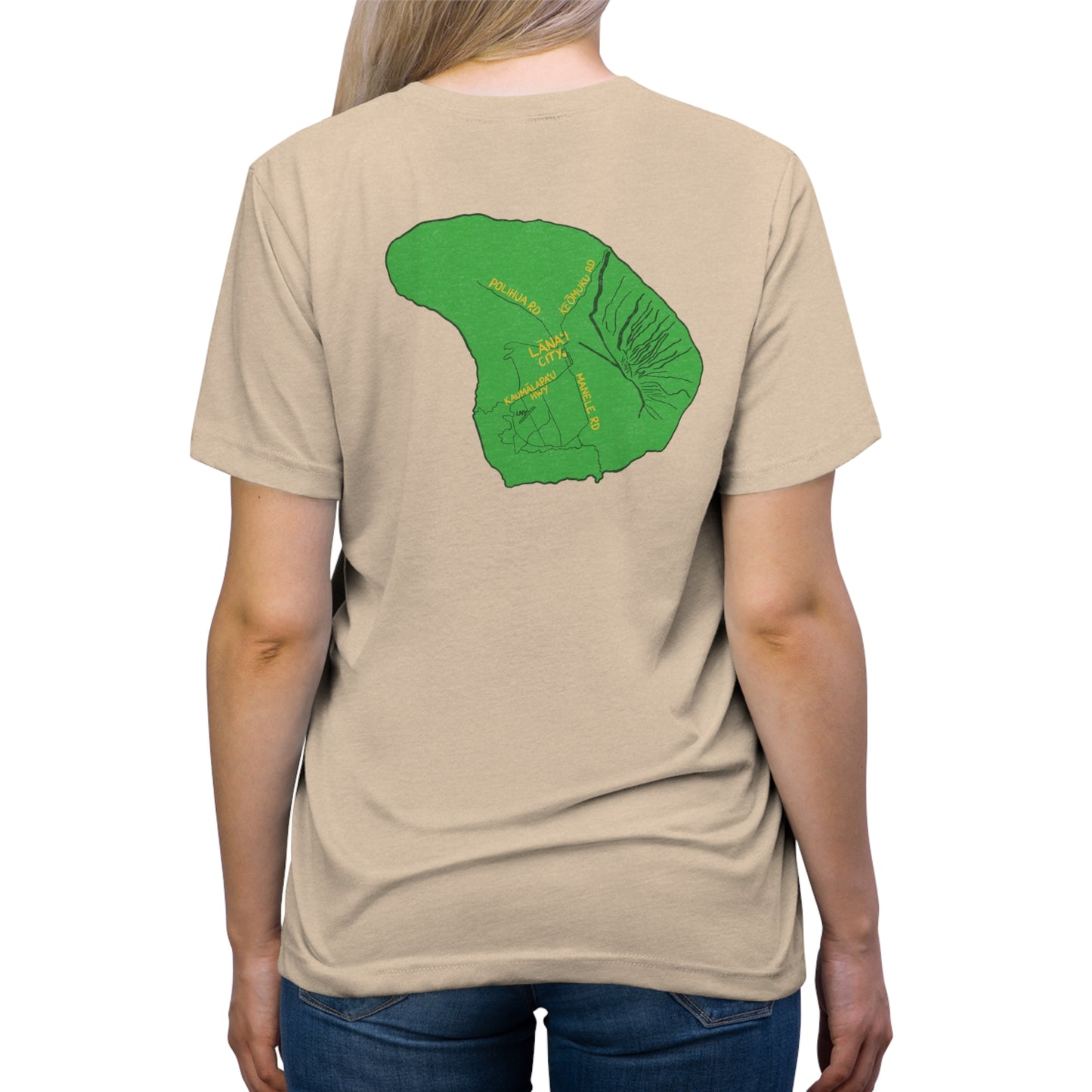 Lāna’i Camo Women’s Triblend Tee