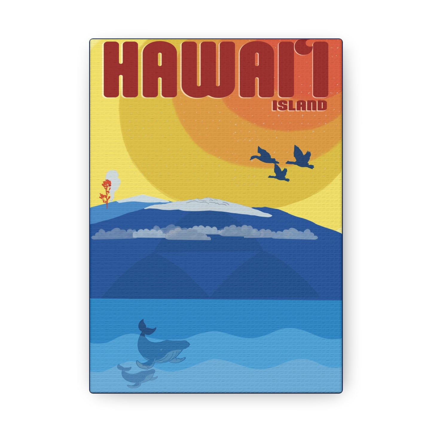 Hawai'i Island Canvas Gallery Wraps