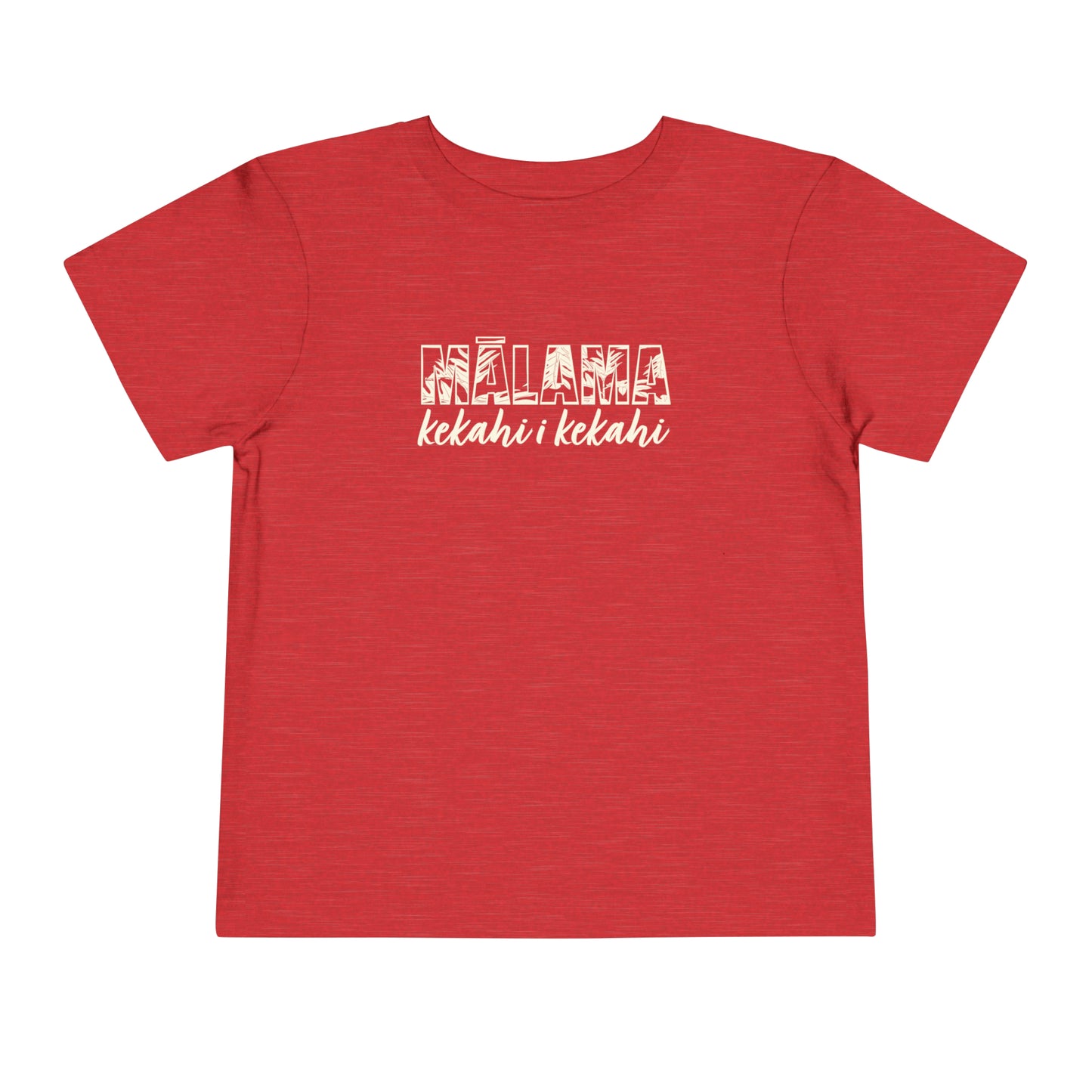 Pilialoha Gfits Malama Ulu Toddler Tee Heather Red