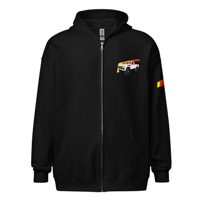 Men’s Retro Toyota Tacoma Zip Hoodie